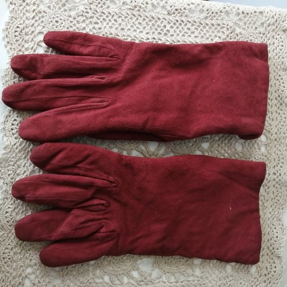 Women's Antonio Murolo Suede Gloves - Picture 1 of 2